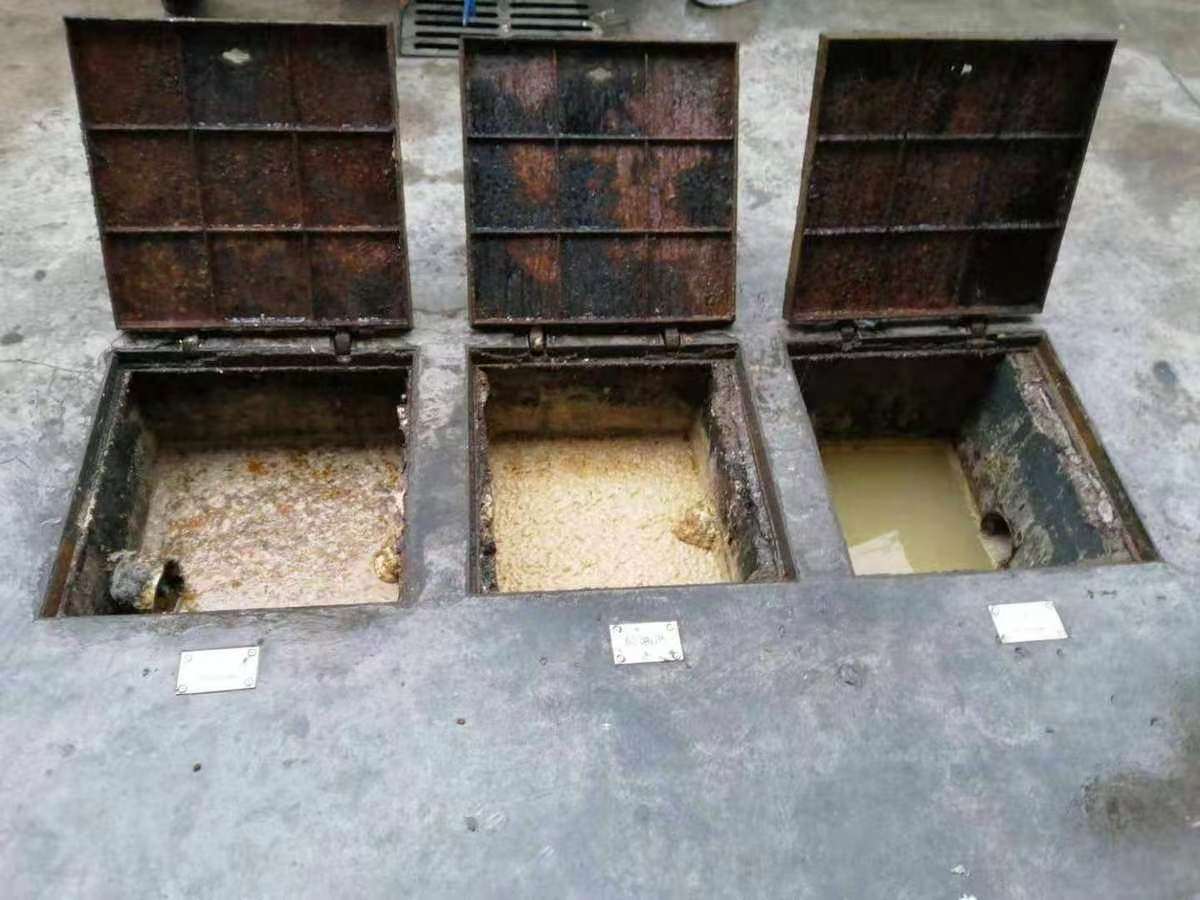 红岗清理隔油池-污水池清掏